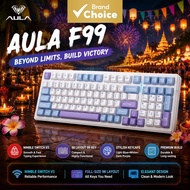 AULA F99 Mechanical Gaming Keyboard: 99-key layout, RGB lighting, hot-swappable switches, wireless c