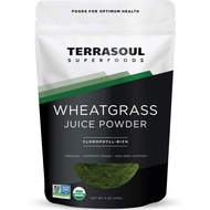 Organic Wheatgrass Juice Powder - Terrasoul Superfoods - 141g