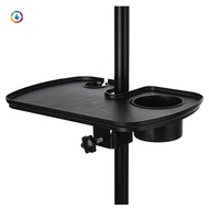 Microphone Stand Tray, Universal Microphone Stand Clamping Tray for Karaoke Recording