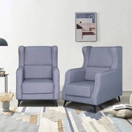Home Elite: Luxury Wing Chair /High Back Lounge Chair Wing Chair Sofa Murah Cheap Ikea Furniture