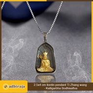2.5x4 cm liontin pendant Ti Zhang wang - Ksitigarbha Bodhisattva