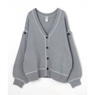 日系淺藍色針織外套 💕藍色外套 針織外套 日本 品牌  襯衫 恤衫 格子衫 白色上衣 女 衫 碎花衫 clothes dress  ❤️全新, 100%new  ❤️現貨 ❤️$288