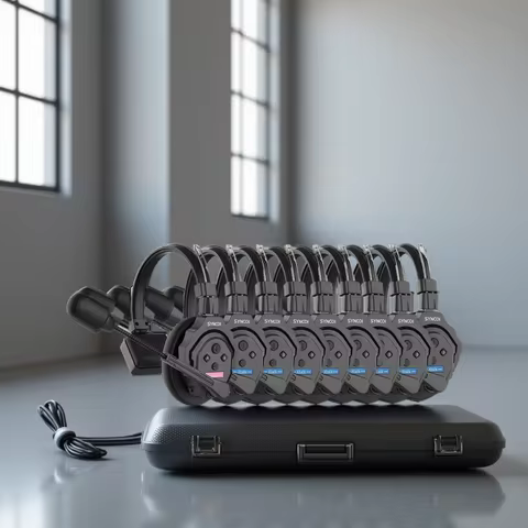 SYNCO Xtalk Xpro9 Wireless headset Intercom System Communication Headset for 9 Users Shooting TV Fil