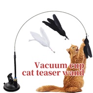 Cat Toy Curved Feather Stick Stick Stick-on Cat Fur Toy Cat Teaser Stick