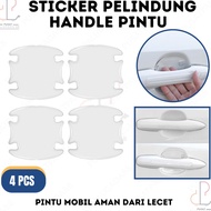 Car Door Handle Sticker Car Door Handle Protector Clear Sticker Anti-Scratch Beret Car Door Handle Protector Transparent PPF Waterproof 4pcs 4 Sheets