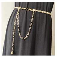LUXSCENT Chain Belt Pearl Chain Belt/ F5948 Slim Model Chain Belt/