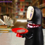 ZENITHBOX​ Piggy Bank Toy Cartoon Lovely Cash Box Money Box No Face Man Save Money Spirited Away