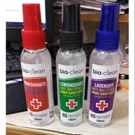 Bio clean hand sanitizer spray