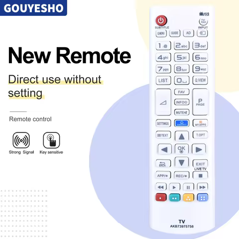 AKB73975758 Remote Control for LED LCD 3D Smart TV 28LB490B 28LB490U 32LB582U 32LB582V 32LF5800 32LF