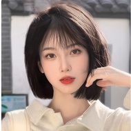 Wig rambut pendek wanita/35CM/Wig wanita full kepala/Wig natural wanita/Wig daily/Wig premium/wig ko