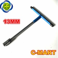 C-MART F0091-13 T-shaped tube 13mm with soft plastic handle