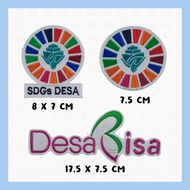 Bordir Logo SDGs Desa Bisa