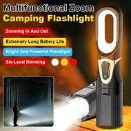 【1000LM Ultra-Bright  Waterproof】Portable Outdoor Camping Flashlight 5 Modes Rechargeable Torch for 
