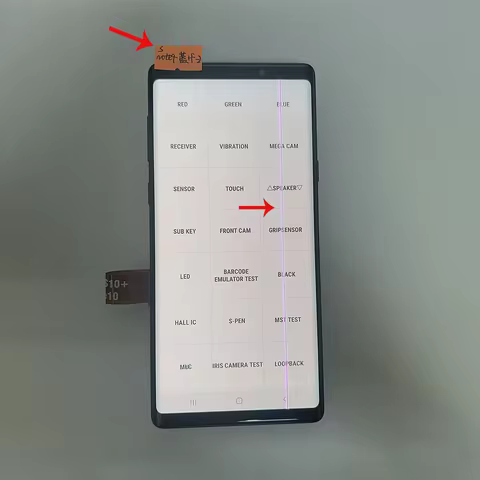 A Single sale Super AMOLED LCD For Samsung Note 9 LCD N960F N960D Touch Screen Digitizer Line point 