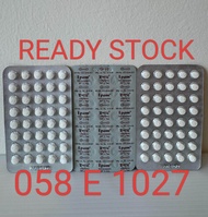 READY STOCK EPAM 5MG COP 058 E 057 E 109 E 060 E 061 E 034 E 1027 VATAMIN 1 PAPAN 40 TABLETE 5 PAPAN