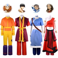 Avatar The Last Airbender Zuko Katara Bumi Aang Cosplay Costume Anime Role Play