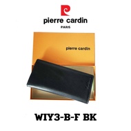 Pierre Cardin (ปีแอร์ การ์แดง) กระเป๋าธนบัตร กระเป๋าสตางค์ใบยาว  กระเป๋าสตางค์ผู้ชาย กระเป๋าหนัง กระเป๋าหนังแท้ รุ่น WIY3-B-F พร้อมส่ง ราคาพิเศษ