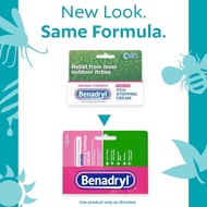 Benadryl Original Strength Anti-Itch Cream, Bug Bite Itch Relief, Diphenhydramine Hcl Tcal Gesic &