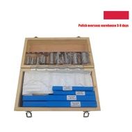 18pc HSS Metric Keyway Broach Cutter B C Push Type 4mm 5mm 6mm 8mm + 9pc Bushing Sleeve + 5pc Shim C