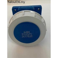 AJCEE Waterproof Industrial Plug Socket AJ-4232 16A 32A Aviation Concealed 3-Core 4-Core 5-Hole Conn