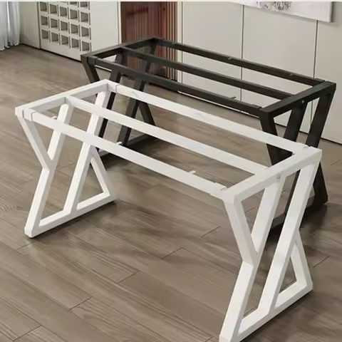 Iron Baking Lacquer Table Leg Metal Table Table Bracket Office Computer Desk Iron Frame Furniture Ac