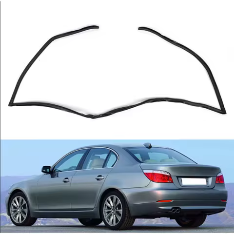 Rubber E60 Car Rear Upper Trunk Windshield Upper Moulding Trim Seal For BMW E60 5 Series 525i 530i 5