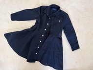 小一面試裙 Ralph Lauren 女童長袖襯衫裙
