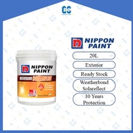 NIPPON PAINT Weatherbond Solareflect 20L Exterior Paint/Cat Luar/Nippon Exterior Paint/ Q Shield /We