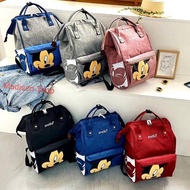 Tas Ransel Anello Mickey Disney Backpack Anello Jepang Tas Sekolah