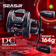 SEASIR DC-ROUND DC reel Drum reel Brass gears Saltwater Long Cast 164g ultralight Baitcasting Fishin