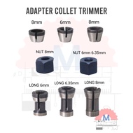 Collet Trimmer 6mm 6.35mm 8mm Collet chuck router