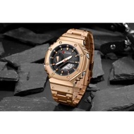 Jam Tangan Pria Belleda 9341 Rantai Analog Digital Anti Air Garansi Original