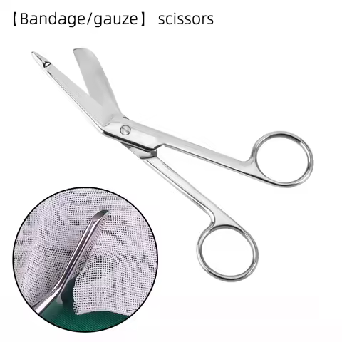 14CM Stainless Steel Gauze Bandage Scissors Nurse Scissors Dressing Surgical Scissors Household care