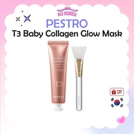 (+Jelly Brush) PESTRO T3 Baby Collagen Glow Mask – 50ml / K-BEAUTY