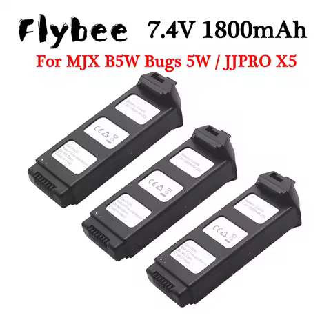 7.4V 1800mAH 25C LiPo Battery For MJX R/C Bugs 5W B5W RC Quadcopter Spare Parts Accessories 7.4V Dro