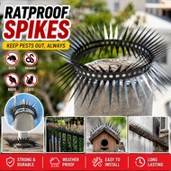 Ratproof Spikes Anti Rat Fence Protection Stainless Steel Bird Spikes Roof Wall Garden Pest Control