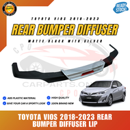 CPO 2018 2019 2020 2021 2022 2023 Toyota Vios Car Rear Bumper Diffusers Lip Spoiler Body Kits ABS Pl