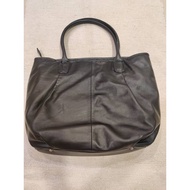 Agnes B Voyage Leather Tote Bag
