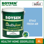 Boysen Healthy Home Odorless and Anti-Bacterial Anti Fungal Satin Hygenic White Semi Gloss Hygenic W