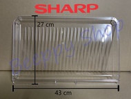 ถาดใต้ช่องฟรีซ ถาดใต้ช่องฟรีส Sharp รุ่น SJ-Y22T/S22E/Y25T/X230/X260 ถาดแช่เนื้อ Meat Tray ถาดใต้ช่อ