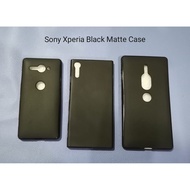 Sony Black Matte Case Xperia XZ 1 2 3 4 5  8 10 Premium L1 XZ1 XZ2 XZ3 XZS XZP XZ2P XA1 XA2 XZ4 XZ5 