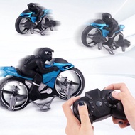 Flying & Ground-Use RC Motorcycle Toy