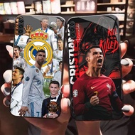 HK-57 FC Ronaldo Glass KACA Casing for Samsung Note A70 10Plus A10 A70S A7 10 A50 A02 2018 Pro
