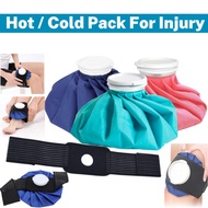 【READY STOCK】6/9/11 Inch Reusable Ice pack Ice bag Hot Water Bag Therapy Muscle Ache Hot & Cooling T