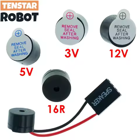 10PCS Active Buzzer 3V/5V/12V/16R TMB12A03 TMB12A05 TMB12A12 Magnetic Long Continous Beep Tone 12095