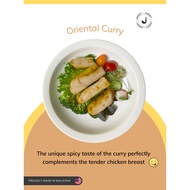 【Ready-to-Eat】Oriental Curry Chicken Breast - Sous Vide Cooked , 180-200 gram , Healthy Meal 【 Free 