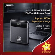 REMAX RPP669 110W 65W+45W PD+QC high Power 20000mAh Power Bank Ultra-large Capacity Support Laptop C