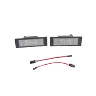 2 ชิ้นไฟป้ายทะเบียนสําหรับ BMW E81 E87 F21 E63 E64 F06 F12 F13 M6 Z4 E85 E86 E89 Mini Cooper Clubman