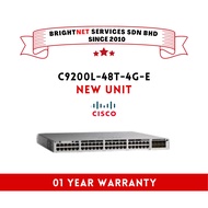 [NEW UNIT] Cisco C9200L-48T-4G-E - Catalyst 9200L 48-port Data 4x1G uplink Switch, Network Essential
