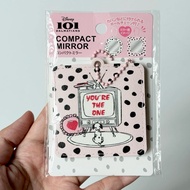 Keychain And Mirror 101 Dalmatians Polka Dot Dog Authentic Licensed From Japan